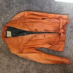 Genuine vintage leather jacket